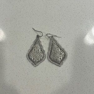 Kendra Scott Addie Silver Drop Earrings